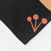 Dinosaurier mit Dinosauriern und Dino-Eiern Fleecedecke (Ecke)