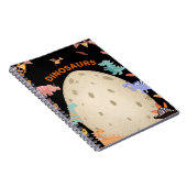 Dinosaurier mit Dinosauriern und Dino-Eiern Notizblock (Rechte Seite)