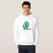 Dinosaurier mit Eiern Hoodie (Vorne ganz)