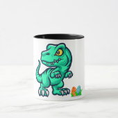 Dinosaurier mit Eiern Tasse (Zentrum)