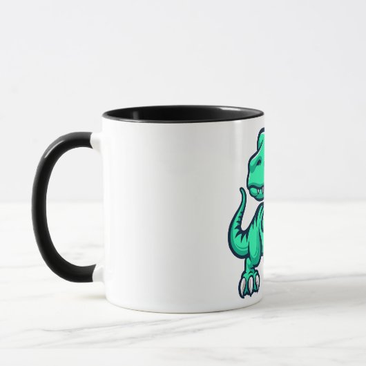 Dinosaurier mit Eiern Tasse (Links)