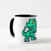 Dinosaurier mit Eiern Tasse (Vorderseite Links)