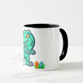 Dinosaurier mit Eiern Tasse (VorderseiteRechts)