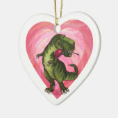 Dinosaurier mit Rose Seien Sie meine Ornamente (Links)