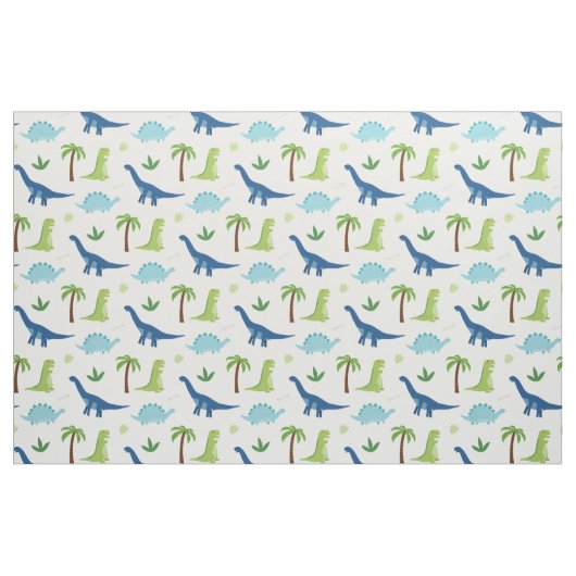 Dinosaurier mit T-Rex, Brachiosaurus, Stegosaurus Stoff (Fat Quarter (45,7 x 55,9 cm))