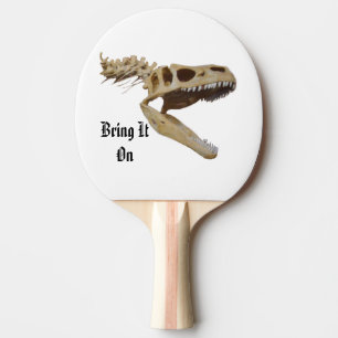 Dinosaurier mit Texteingabe, Tischtennis Schläger