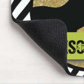 Dinosaurier-Monogramm Mousepad (Ecke)