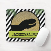 Dinosaurier-Monogramm Mousepad (Mit Mouse)