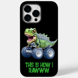 Dinosaurier-Monster-LKW personalisiert Geburtstag Case-Mate iPhone 14 Pro Max Hülle
