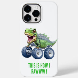 Dinosaurier-Monster-LKW personalisiert Geburtstag Case-Mate iPhone 14 Pro Max Hülle