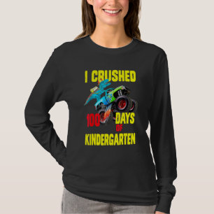 Dinosaurier Monster Truck I zerbrach 100 Tage Kind T-Shirt
