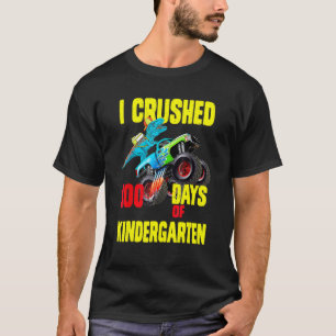 Dinosaurier Monster Truck I zerbrach 100 Tage Kind T-Shirt