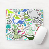 Dinosaurier Montoge Mousepad (Mit Mouse)