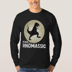 Dinosaurier Moon Retro Rex Dinomassic aus Krebs T-Shirt