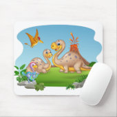 Dinosaurier Mousepad (Mit Mouse)