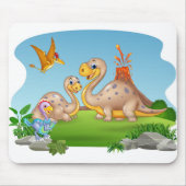 Dinosaurier Mousepad (Vorne)