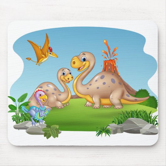 Dinosaurier Mousepad (Vorne)
