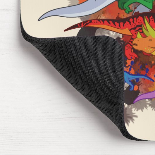 Dinosaurier Mousepad (Ecke)