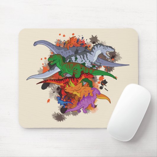Dinosaurier Mousepad (Mit Mouse)