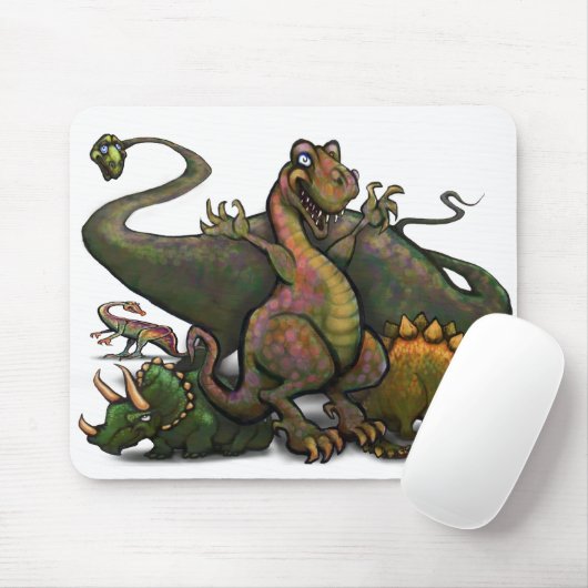 Dinosaurier Mousepad (Mit Mouse)