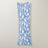 Dinosaurier Muster 01 w. LBlue BG Seitenschläferkissen (Vorderseite Vertikal)