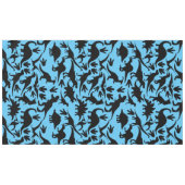 Dinosaurier Muster 01b. Lblue BG Tischdecke (Vorderseite (Horizontal))