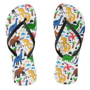 Dinosaurier-Muster Badesandalen