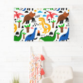 Dinosaurier-Muster Banner (Insitu)