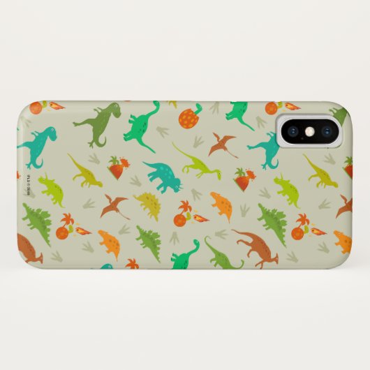 Dinosaurier-Muster Case-Mate iPhone Hülle (Rückseite (Horizontal))