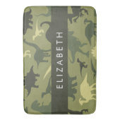 Dinosaurier Muster, Dinosaur Silhouette, Ihr Name Badematte (Vorderseite Vertikal)