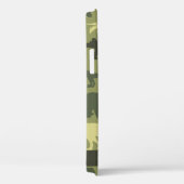 Dinosaurier Muster, Dinosaur Silhouette, Ihr Name Case-Mate iPhone Hülle (Rückseite / Rechts)