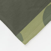 Dinosaurier Muster, Dinosaur Silhouette, Ihr Name Fleecedecke (Ecke)