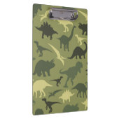 Dinosaurier-Muster, Dinosaurier-Silhouette, grüner Klemmbrett (Rechts)