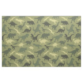 Dinosaurier-Muster, Dinosaurier-Silhouette, grüner Stoff (Fat Quarter (45,7 x 55,9 cm))