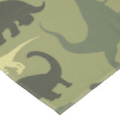 Dinosaurier-Muster, Dinosaurier-Silhouette, grüner Tischdecke (Schrägansicht)