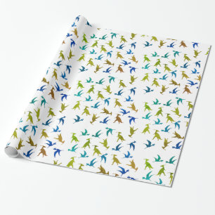 Dinosaurier-Muster Geschenkpapier