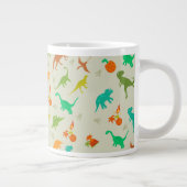 Dinosaurier-Muster Jumbo-Tasse (Rechts)