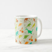 Dinosaurier-Muster Kaffeetasse (VorderseiteRechts)