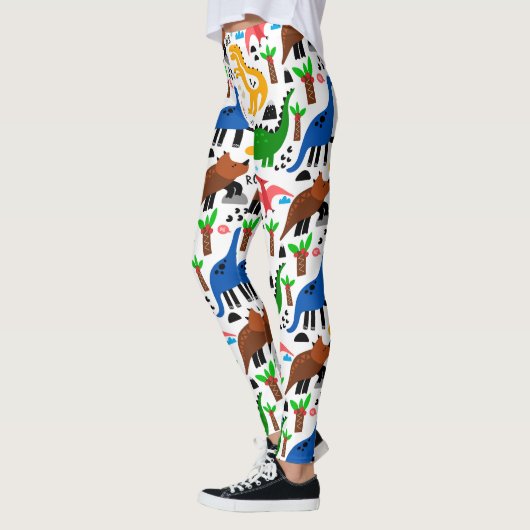 Dinosaurier-Muster Leggings (Links)