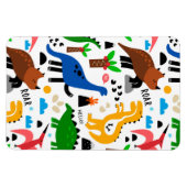 Dinosaurier-Muster Magnet (Horizontal)