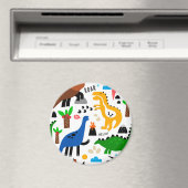 Dinosaurier-Muster Magnet (In Situ (Geschirrspüler))