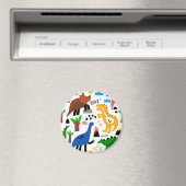 Dinosaurier-Muster Magnet (In Situ (Geschirrspüler))