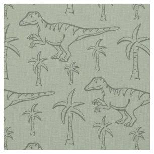 Dinosaurier-Muster Moderner Junge Dino Dschungel S Stoff
