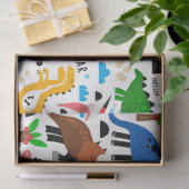 Dinosaurier-Muster Seidenpapier (Geschenk)