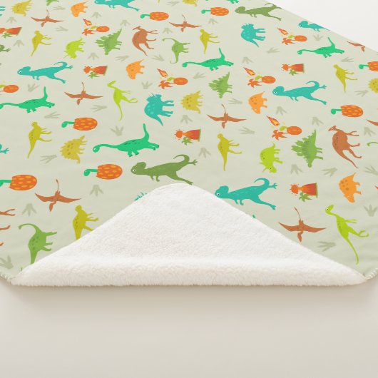 Dinosaurier-Muster Sherpadecke (3/4)