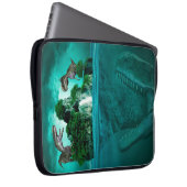 Dinosaurier: Neopren-Laptop-Hülse Laptopschutzhülle (Vorne Rechts)