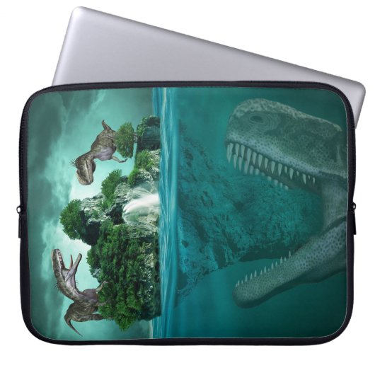 Dinosaurier: Neopren-Laptop-Hülse Laptopschutzhülle (Vorderseite)