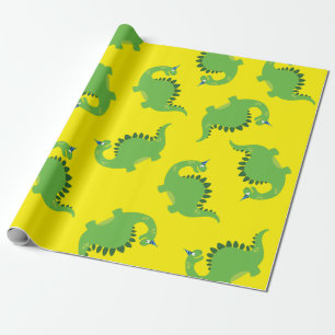 Dinosaurier Niedlich 1. Geburtstagswrapping Paper Geschenkpapier