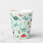 Dinosaurier Niedlich-blaue Kinder Pappbecher (Vorderseite)