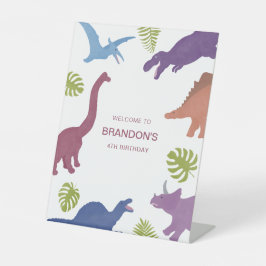 Dinosaurier Niedlich Dino Kid Geburtstagsparty Wil Sockelschild